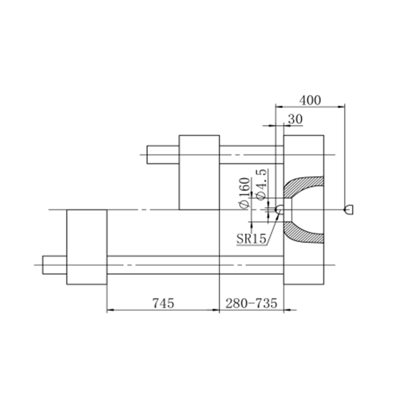 Plastdele Fast pumpe sprøjtestøbemaskine SLA428